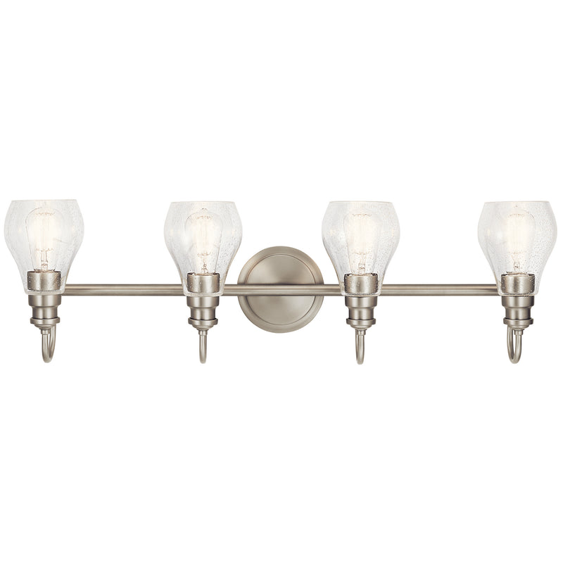 Kichler 45393NI Four Light Bath, Brushed Nickel