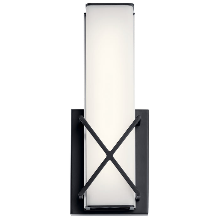 Kichler 45656MBKLED LED Wall Sconce, Matte Black