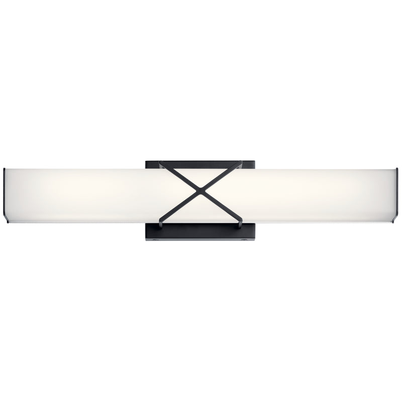 Kichler 45657MBKLED LED Linear Bath, Matte Black