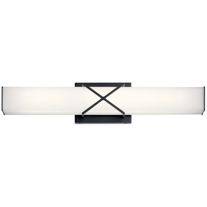Kichler 45657MBKLED LED Linear Bath, Matte Black