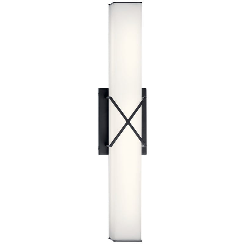 Kichler 45657MBKLED LED Linear Bath, Matte Black