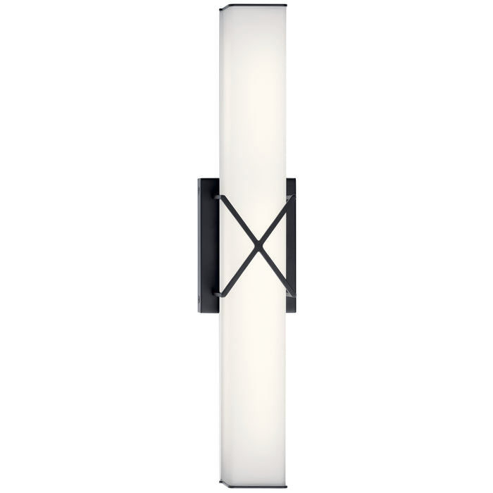 Kichler 45657MBKLED LED Linear Bath, Matte Black