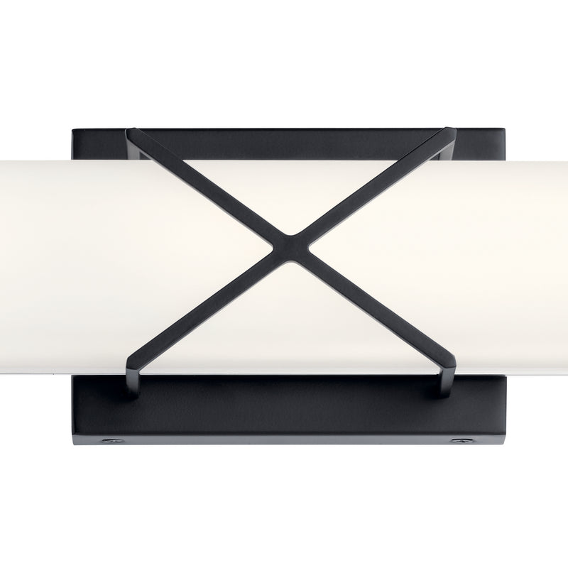 Kichler 45657MBKLED LED Linear Bath, Matte Black
