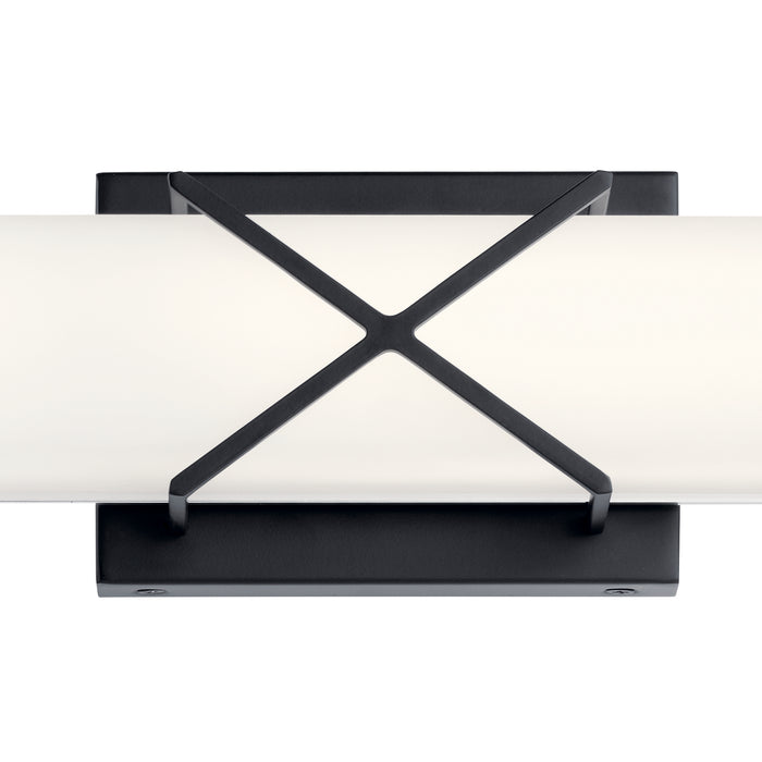 Kichler 45657MBKLED LED Linear Bath, Matte Black