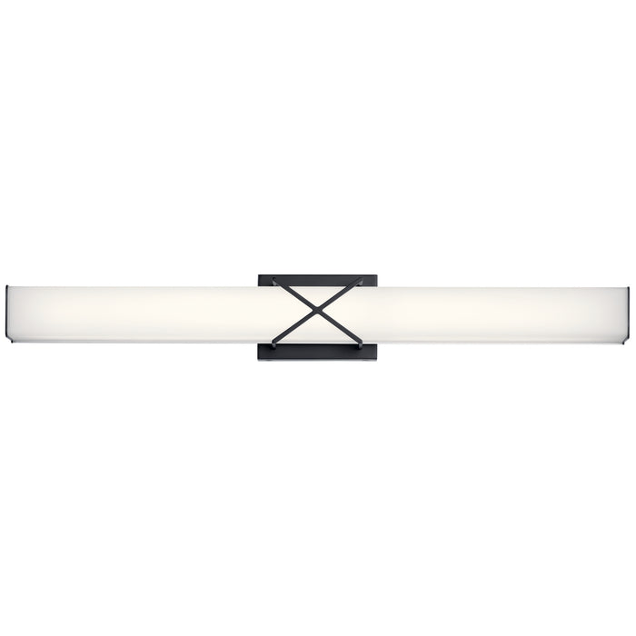 Kichler 45658MBKLED LED Linear Bath, Matte Black