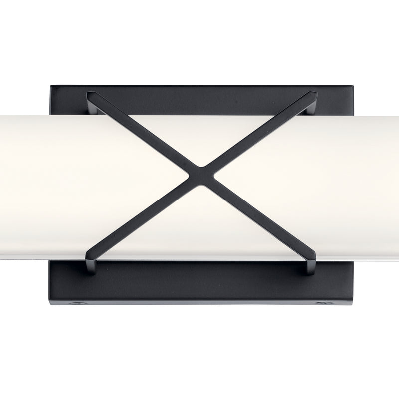 Kichler 45658MBKLED LED Linear Bath, Matte Black