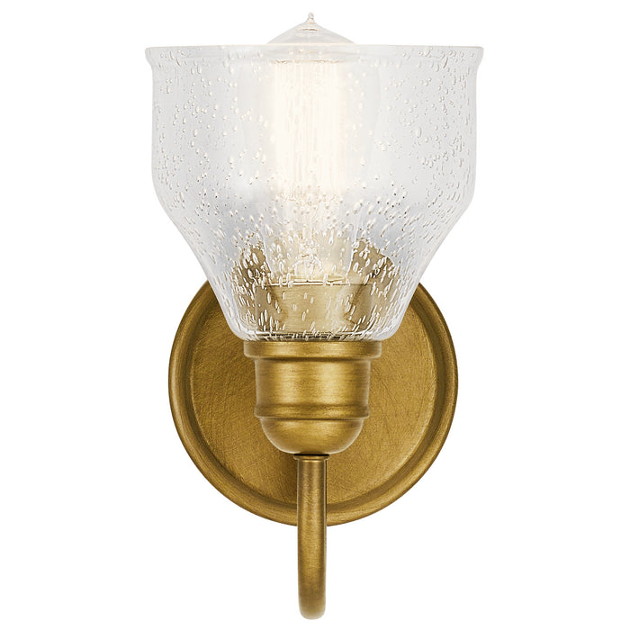 Kichler 45971NBR One Light Wall Sconce, Natural Brass