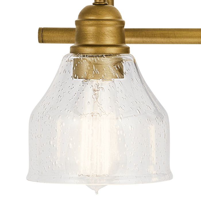Kichler 45973NBR Three Light Bath, Natural Brass