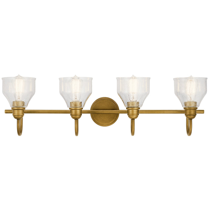 Kichler 45974NBR Four Light Bath, Natural Brass