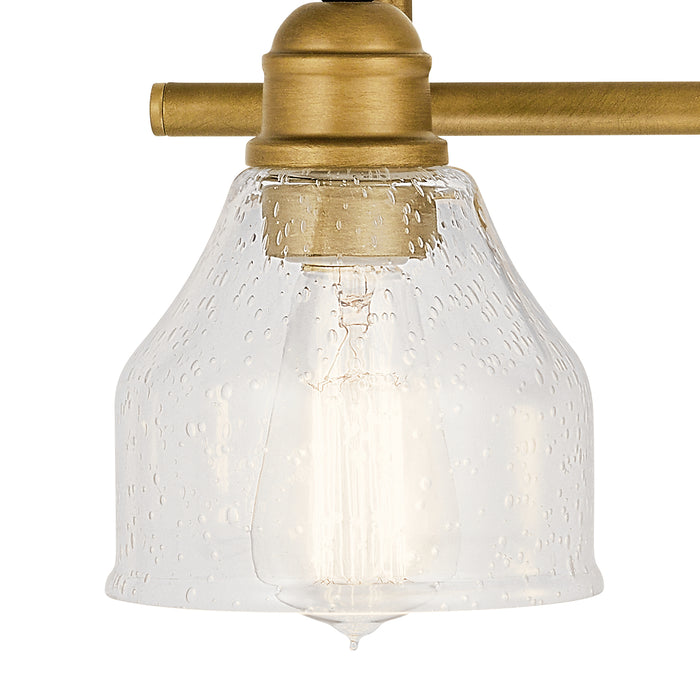 Kichler 45974NBR Four Light Bath, Natural Brass