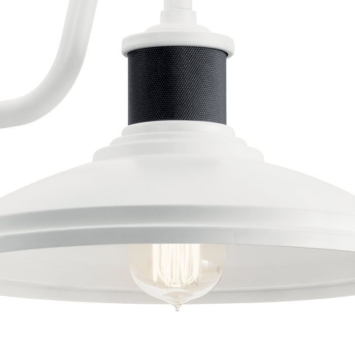 Kichler 49980WH One Light Outdoor Wall Mount, White