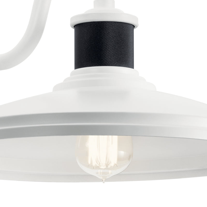 Kichler 49981WH One Light Outdoor Wall Mount, White