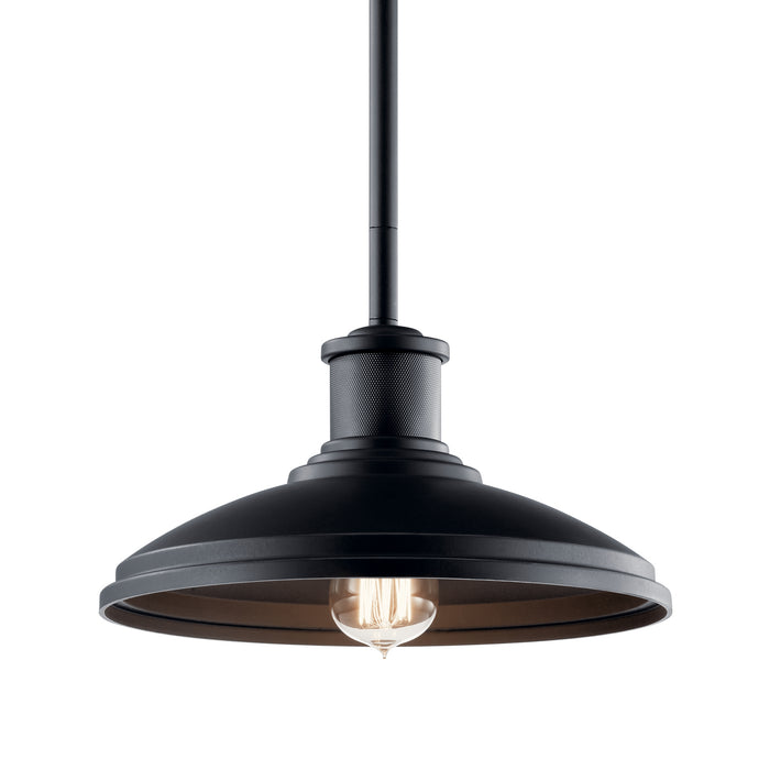 Kichler 49982OZ One Light Outdoor Pendant/Semi Flush, Olde Bronze