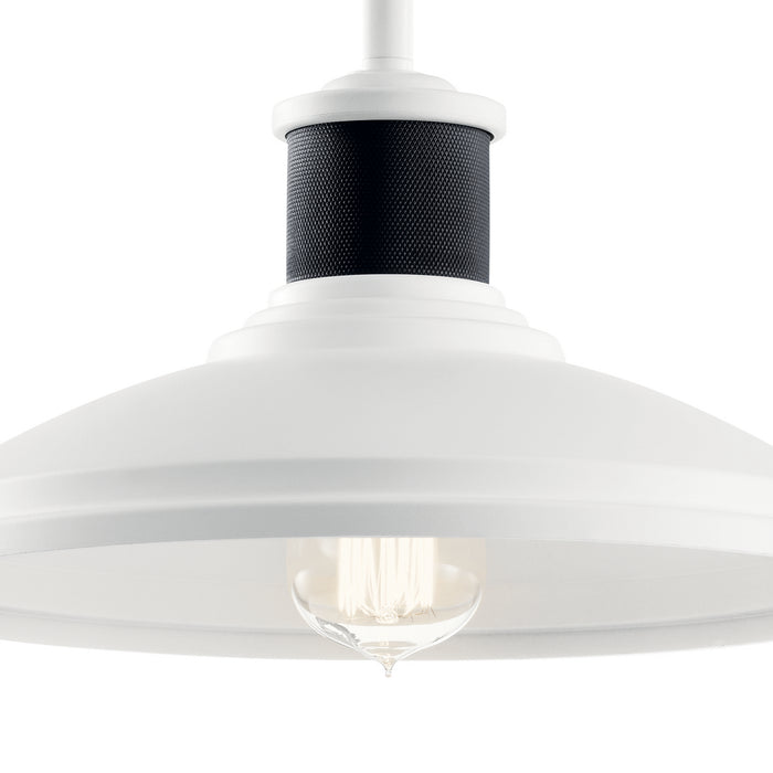 Kichler 49982WH One Light Outdoor Pendant/Semi Flush, White