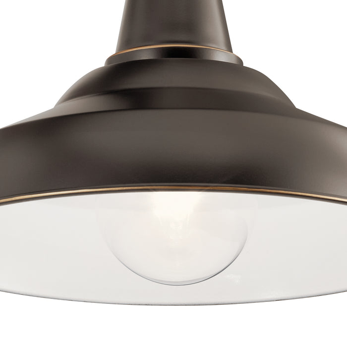 Kichler 49990OZ One Light Outdoor Wall Mount, Olde Bronze