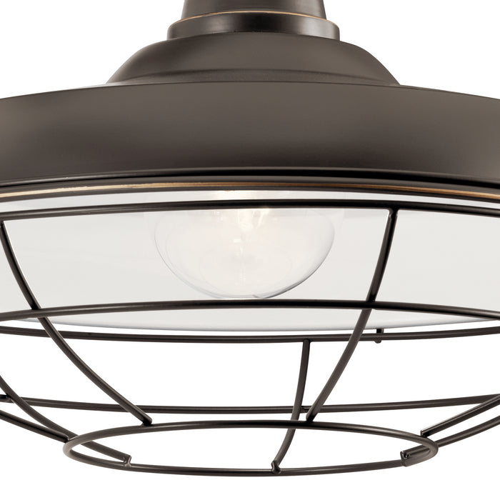 Kichler 49991OZ One Light Outdoor Wall Mount, Olde Bronze