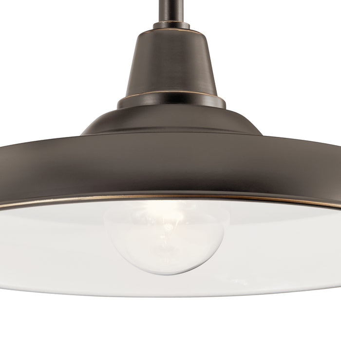Kichler 49991OZ One Light Outdoor Wall Mount, Olde Bronze