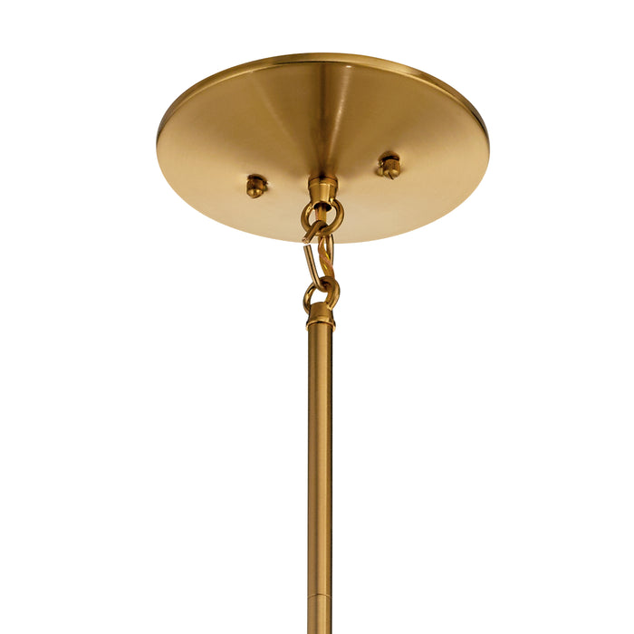 Kichler 52002FXG Seven Light Chandelier, Fox Gold