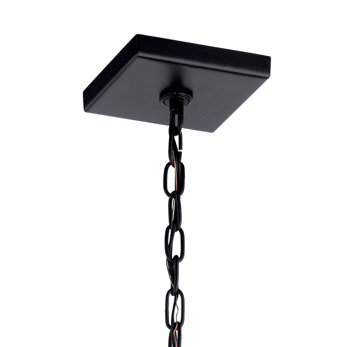 Kichler 52030BK One Light Pendant, Black