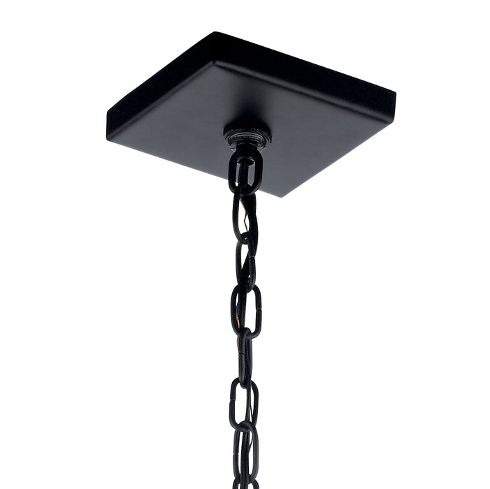 Kichler 52030BKNBR One Light Pendant, Black