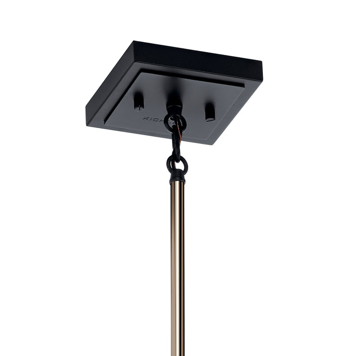 Kichler 52035PN One Light Pendant, Polished Nickel