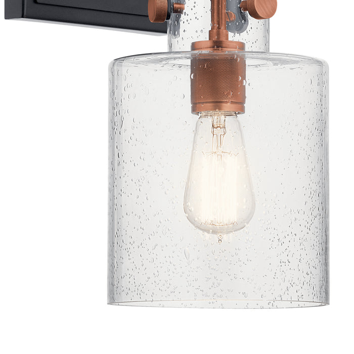 Kichler 52036ACO One Light Wall Sconce, Antique Copper