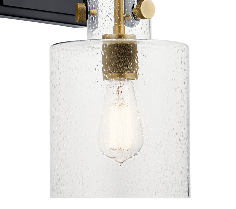 Kichler 52036NBR One Light Wall Sconce, Natural Brass