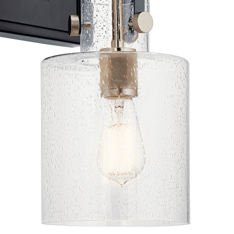 Kichler 52036PN One Light Wall Sconce, Polished Nickel