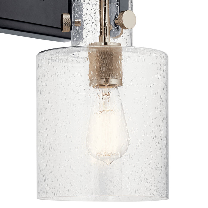 Kichler 52036PN One Light Wall Sconce, Polished Nickel