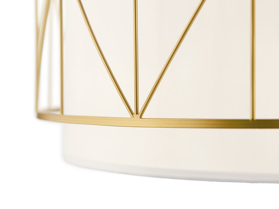 Kichler 52072CLG Four Light Pendant, Classic Gold