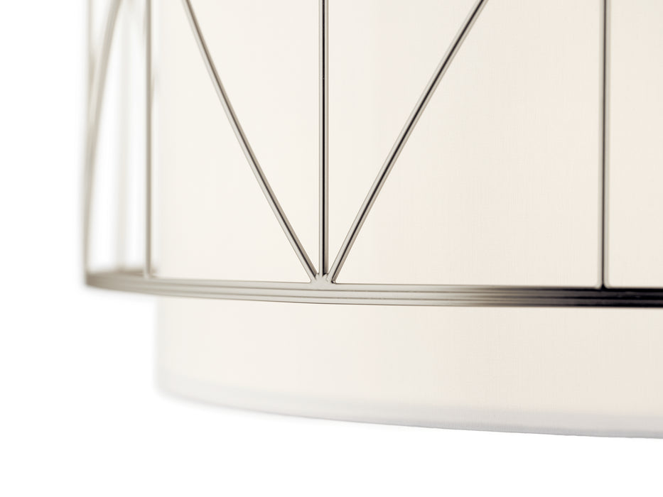Kichler 52072SN Four Light Pendant, Satin Nickel