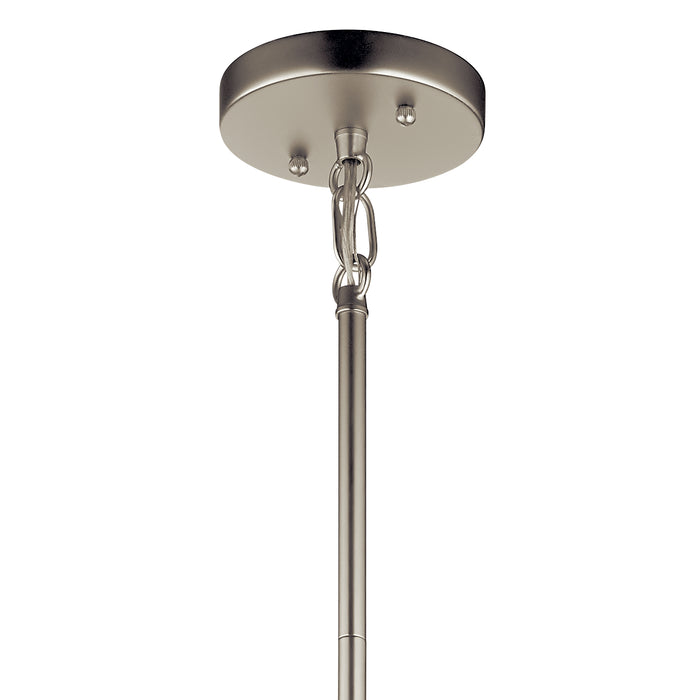 Kichler 52073SN One Light Pendant, Satin Nickel