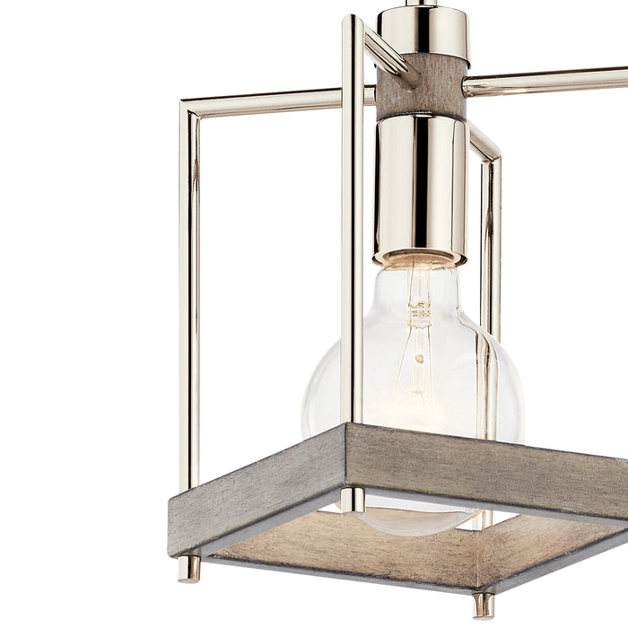 Kichler 52093DAG One Light Pendant, Distressed Antique Gray
