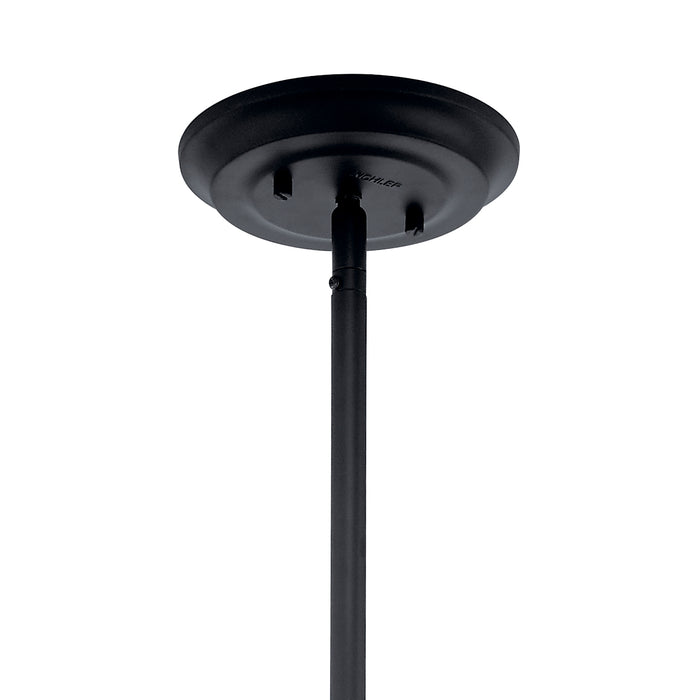 Kichler 52097BK One Light Pendant/Semi Flush, Black