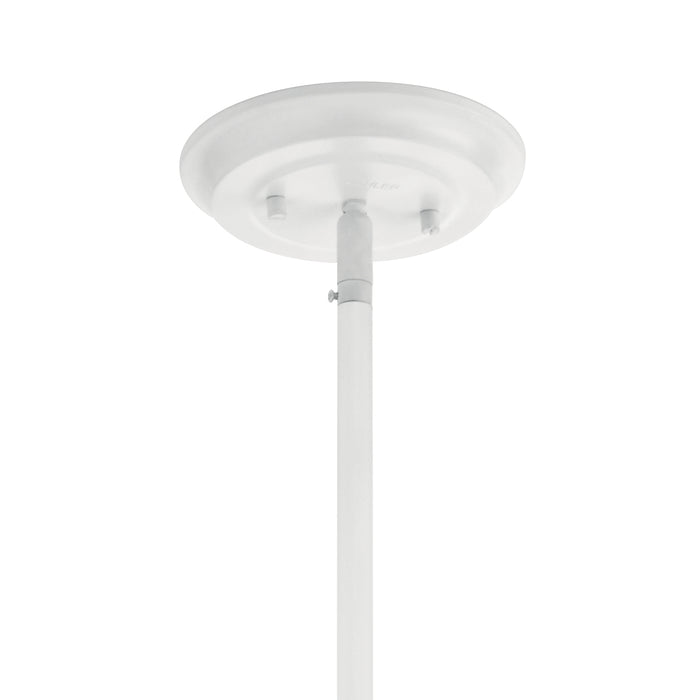 Kichler 52097WH One Light Pendant/Semi Flush, White