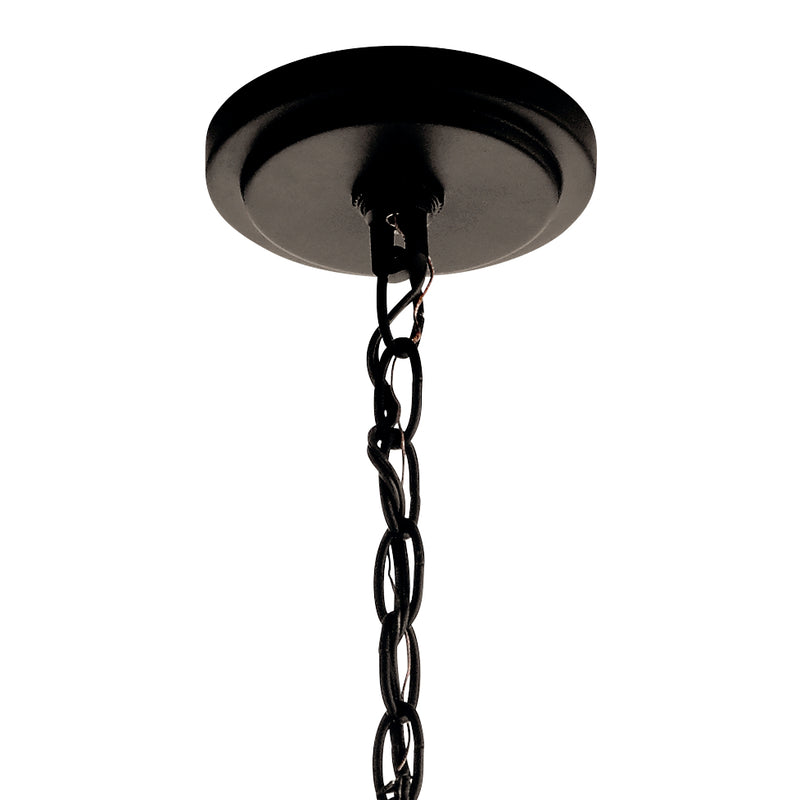 Kichler 52107OZ Six Light Chandelier, Olde Bronze