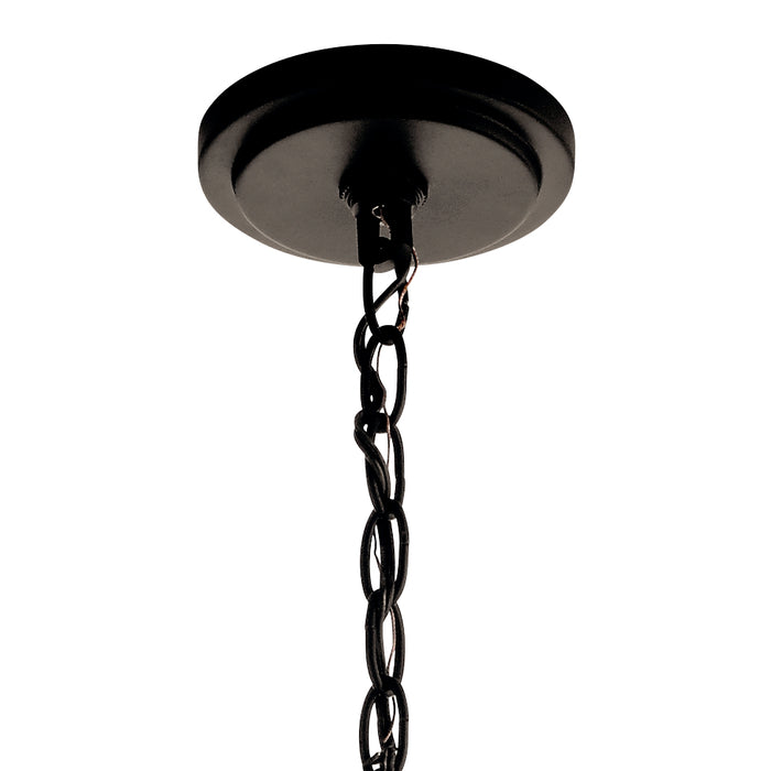 Kichler 52107OZ Six Light Chandelier, Olde Bronze