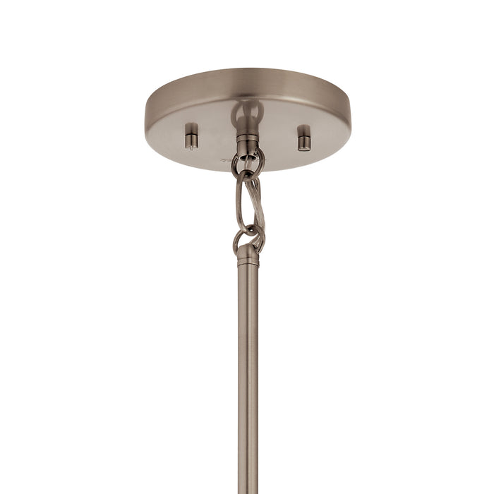 Kichler 52125CLP Three Light Pendant/Semi Flush Mount, Classic Pewter