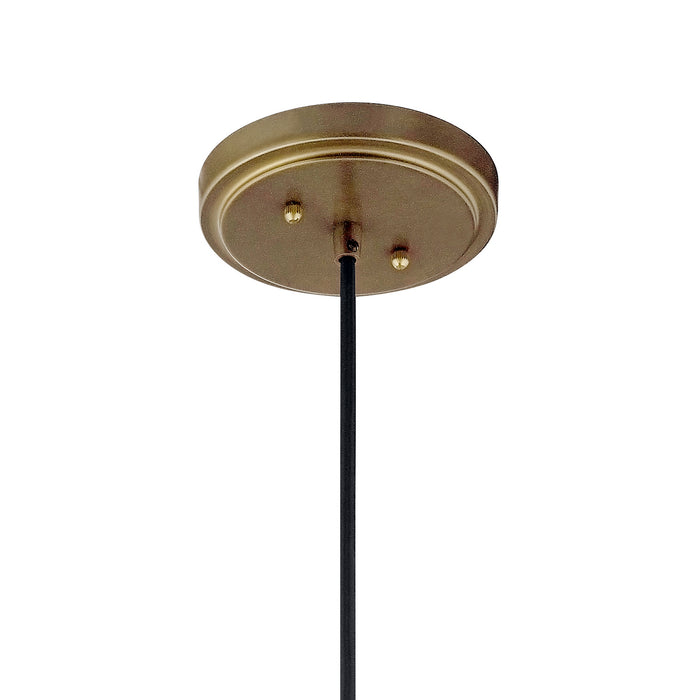 Kichler 52152NBR One Light Pendant, Natural Brass