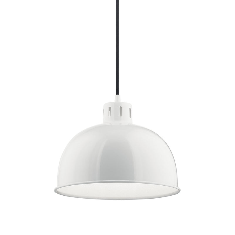 Kichler 52152WH One Light Pendant, White
