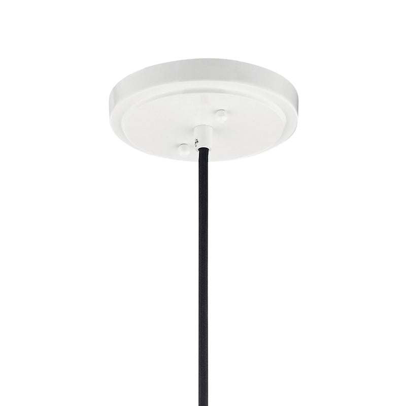 Kichler 52152WH One Light Pendant, White