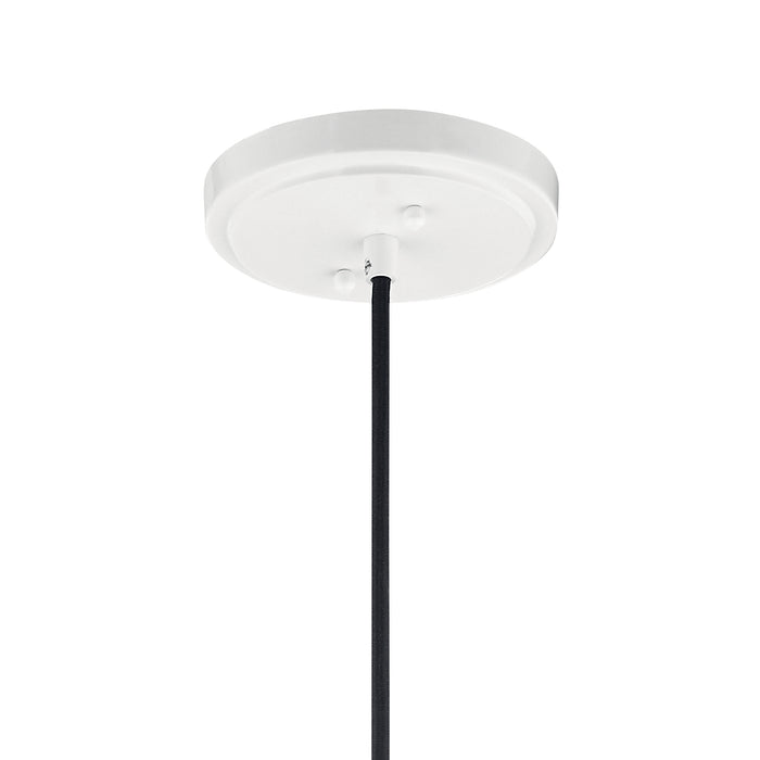 Kichler 52152WH One Light Pendant, White