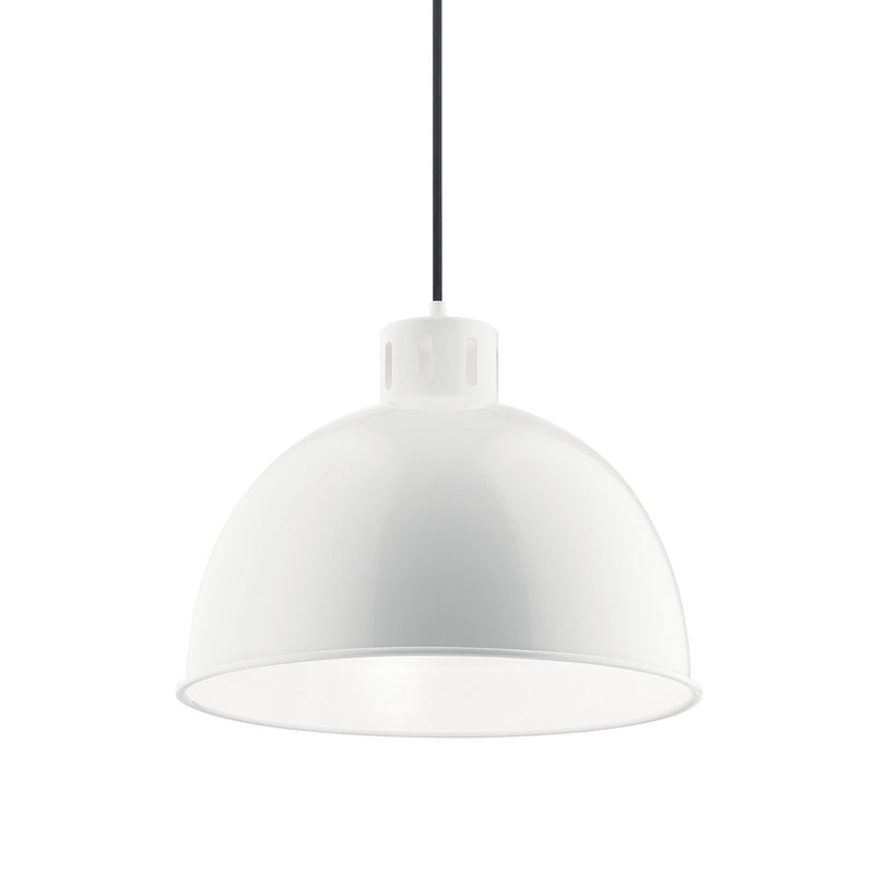 Kichler 52153WH One Light Pendant, White