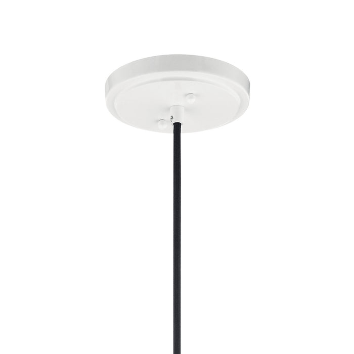 Kichler 52153WH One Light Pendant, White
