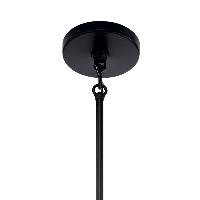 Kichler 52160BK Five Light Chandelier, Black