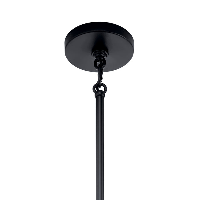 Kichler 52162BK Nine Light Chandelier, Black