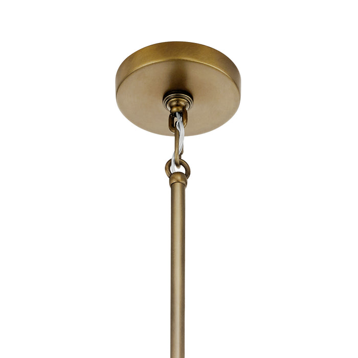 Kichler 52162NBR Nine Light Chandelier, Natural Brass