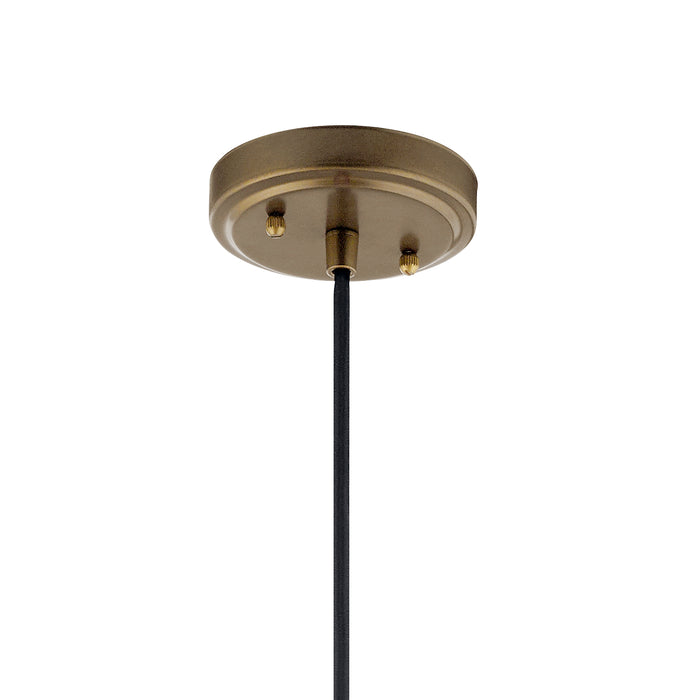 Kichler 52176NBR One Light Pendant, Natural Brass