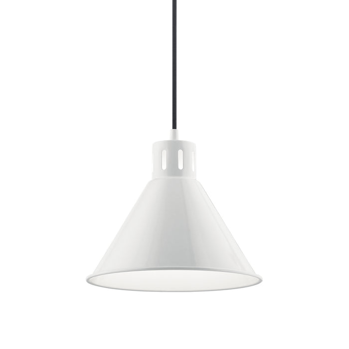 Kichler 52176WH One Light Pendant, White