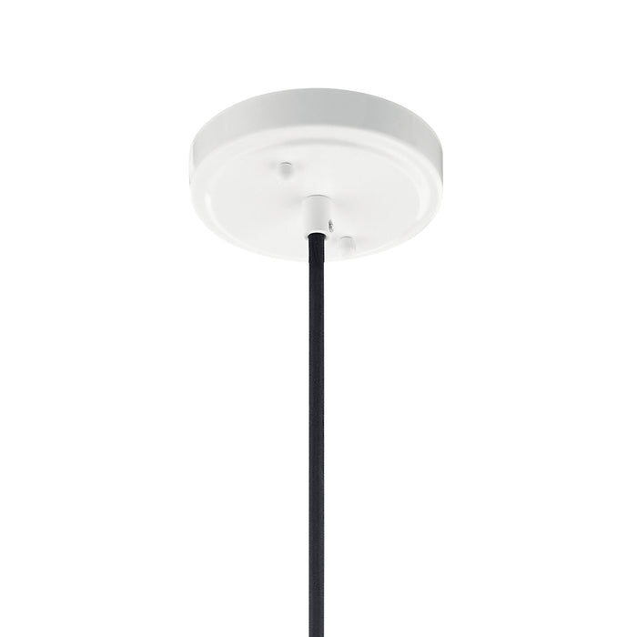 Kichler 52176WH One Light Pendant, White
